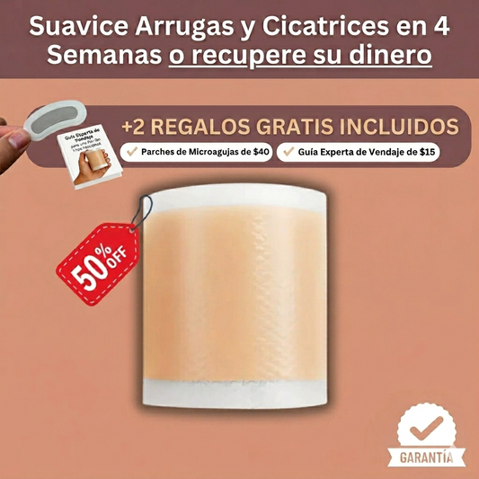 Láminas de silicona para cicatrices